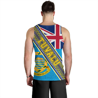 Tuvalu Tank Top Flag And Coat Of Arms