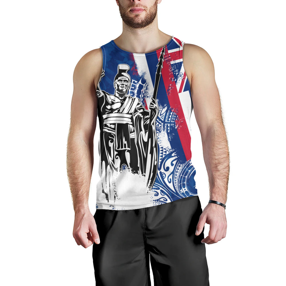Hawaii Tank Top King Kamehameha I Flag Tropical