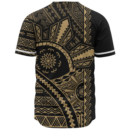 Philippines Filipinos Baseball Shirt Traditional Sun Batok Tattoo Design