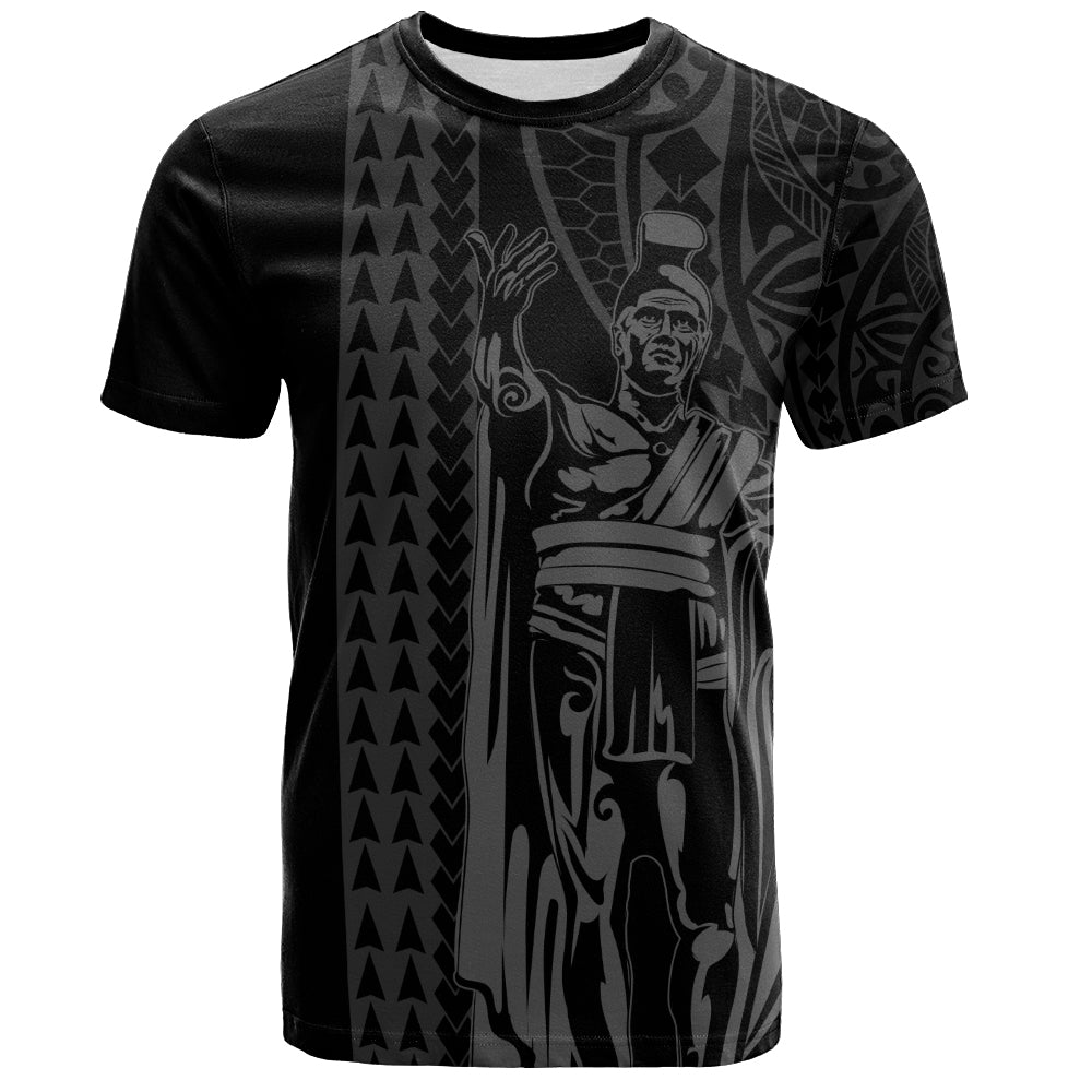 Hawaii T-Shirt Polynesian Tribal King Kamehameha I Kakau