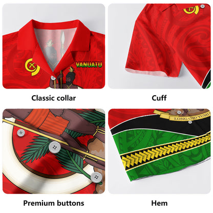 Vanuatu Hawaiian Shirt Melanesian Spirit Totem Art