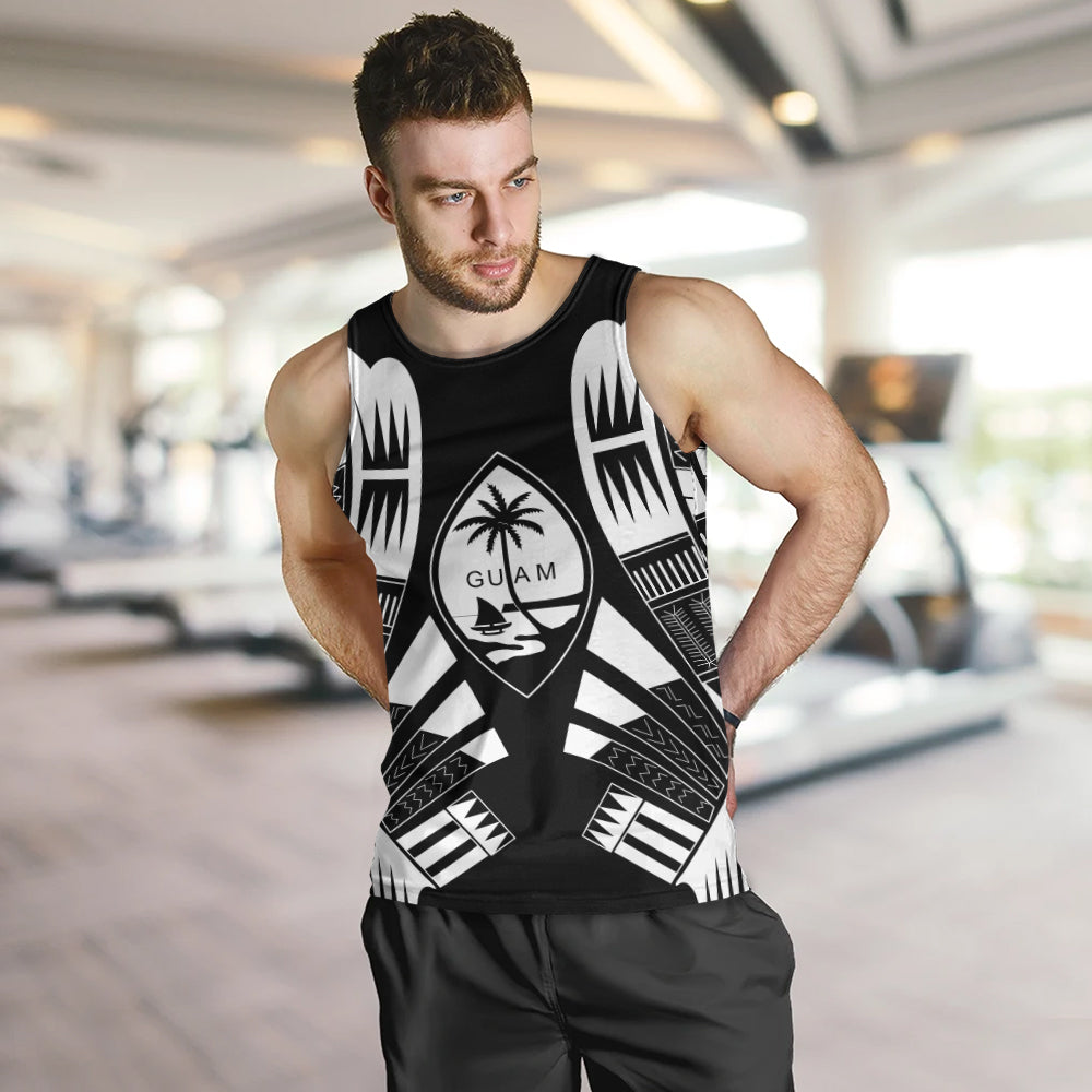 Guam Tank Top Polynesian Tribal Premium Style