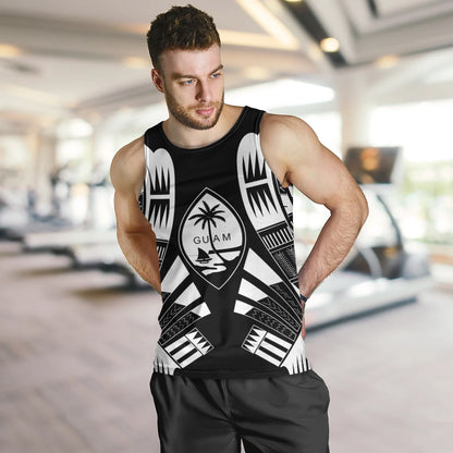 Guam Tank Top Polynesian Tribal Premium Style