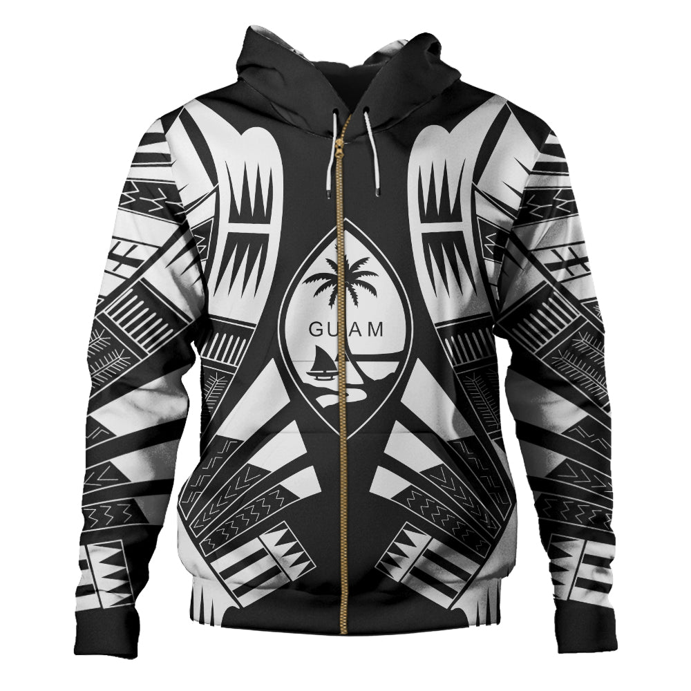 Guam Hoodie Polynesian Tribal Premium Style