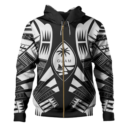 Guam Hoodie Polynesian Tribal Premium Style
