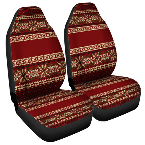 Samoa Car Seat Covers Siapo Pattern Design