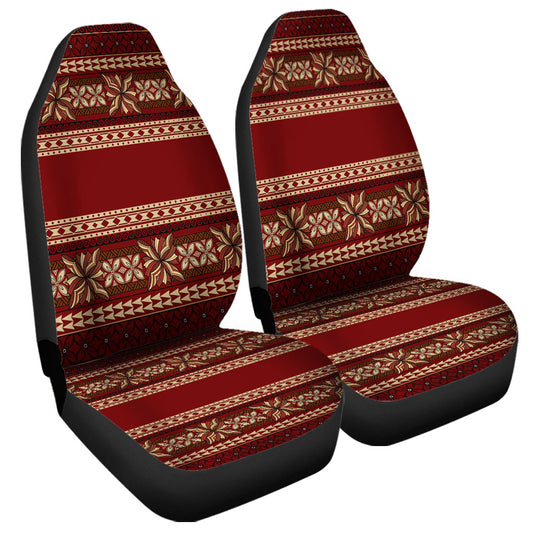 Samoa Car Seat Covers Siapo Pattern Design