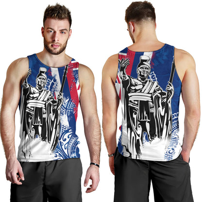 Hawaii Tank Top King Kamehameha I Flag Tropical