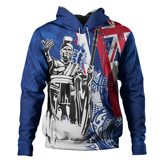 Hawaii Hoodie King Kamehameha I Flag Tropical