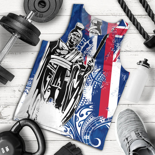 Hawaii Tank Top King Kamehameha I Flag Tropical