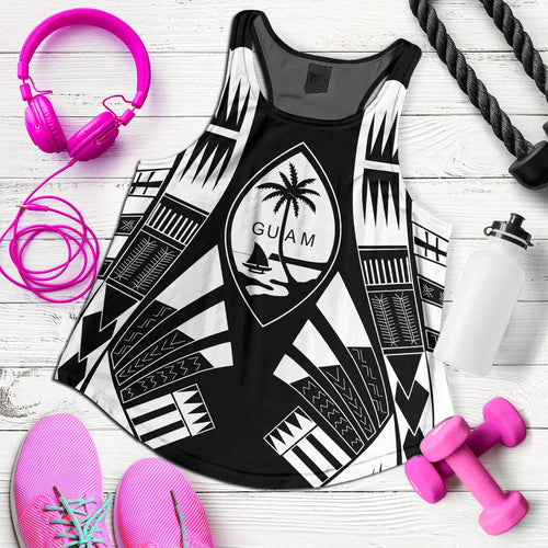 Guam Women Tank Polynesian Tribal Premium Style