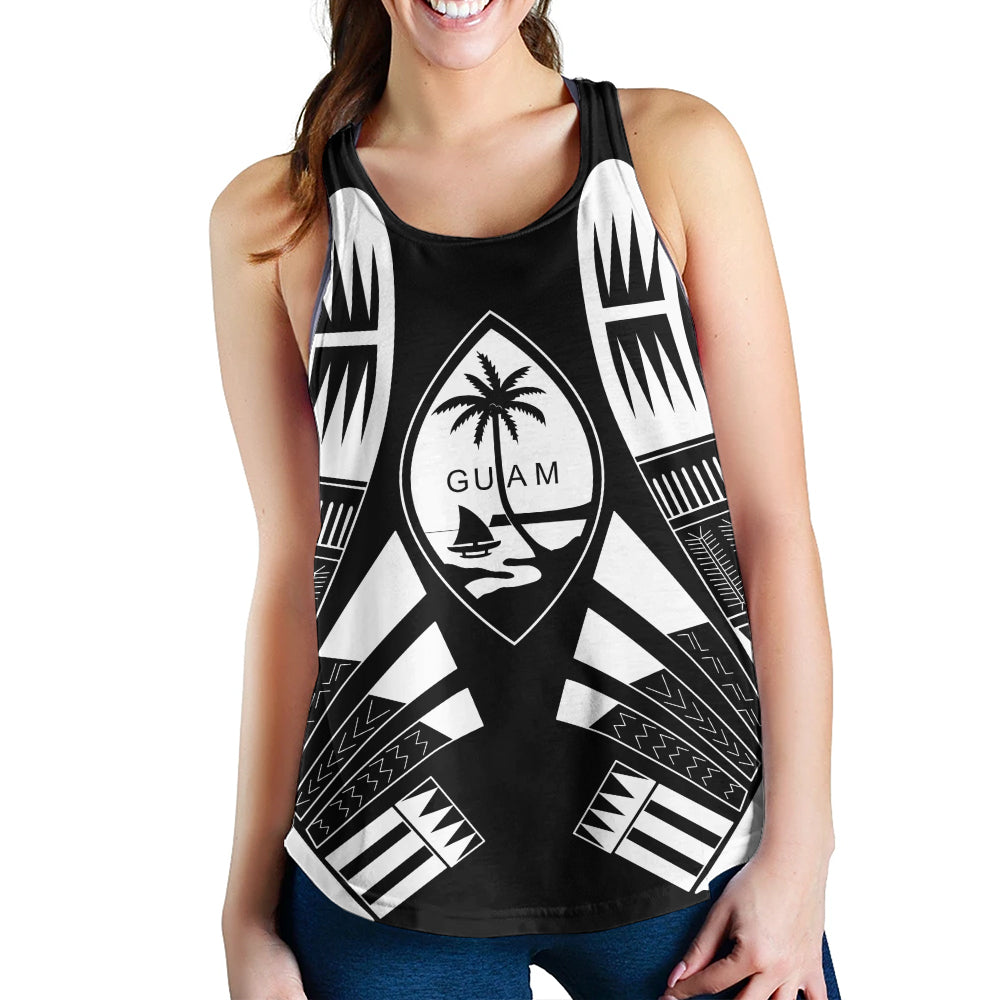 Guam Women Tank Polynesian Tribal Premium Style