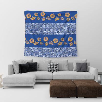Samoa Tapestry Hibiscus Pattern Island