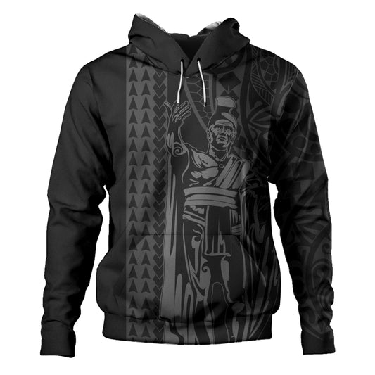 Hawaii Hoodie Polynesian Tribal King Kamehameha I Kakau
