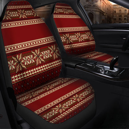 Samoa Car Seat Covers Siapo Pattern Design