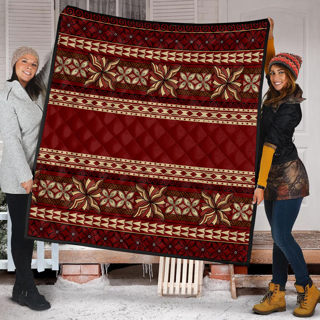 Samoa Premium Quilt Siapo Pattern Design