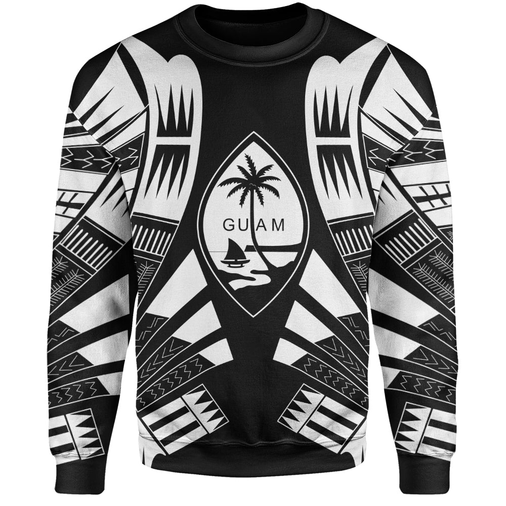 Guam Sweatshirt Polynesian Tribal Premium Style