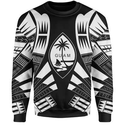Guam Sweatshirt Polynesian Tribal Premium Style