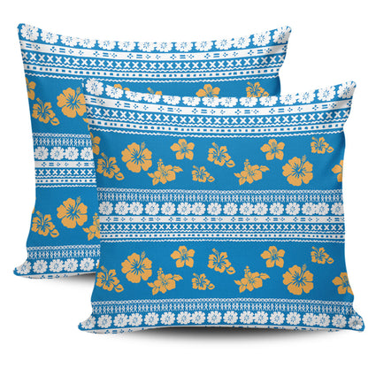 Fiji Pillow Cases Tapa Flower Fabric Print