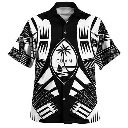 Guam Hawaiian Shirt Polynesian Tribal Premium Style