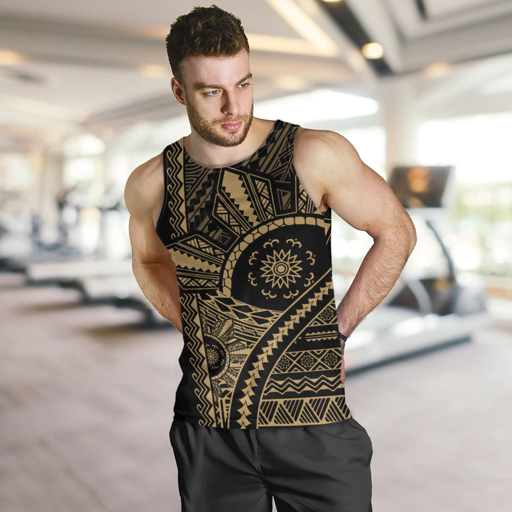 Philippines Filipinos Tank Top Traditional Sun Batok Tattoo Design
