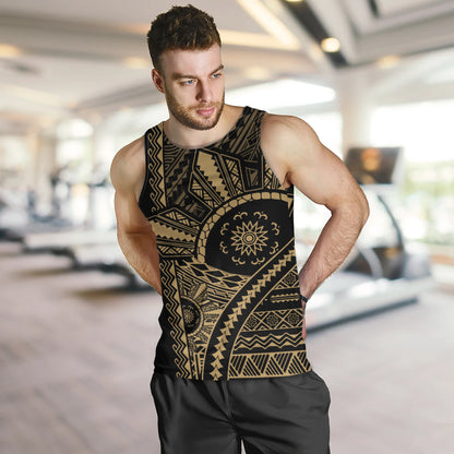 Philippines Filipinos Tank Top Traditional Sun Batok Tattoo Design