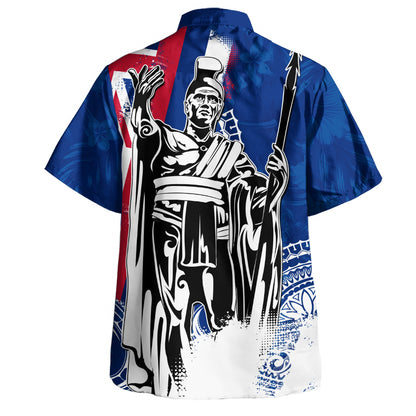 Hawaii Hawaiian Shirt King Kamehameha I Flag Tropical