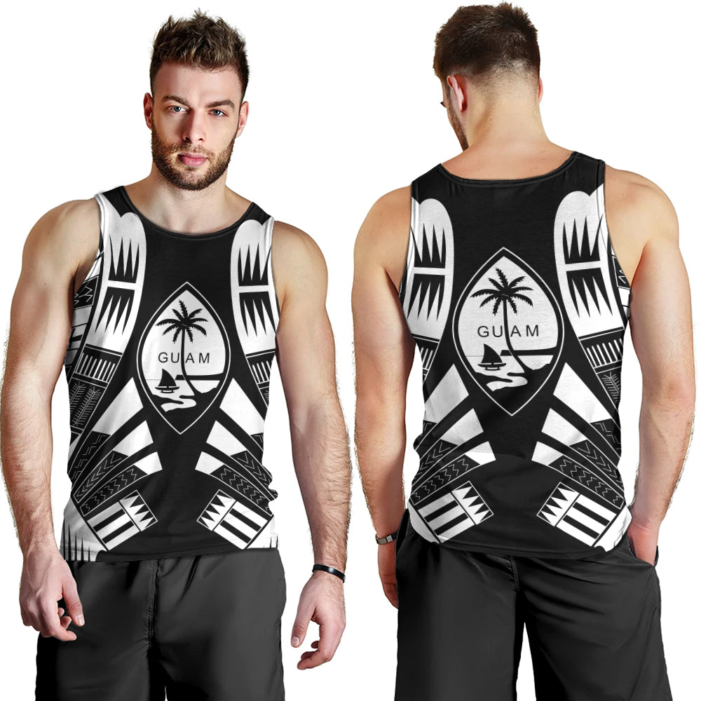 Guam Tank Top Polynesian Tribal Premium Style