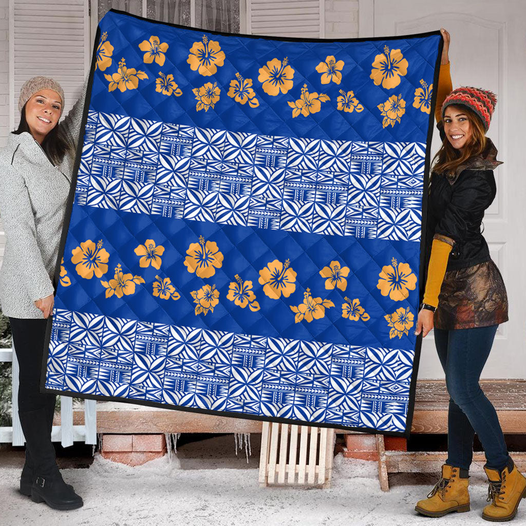 Samoa Premium Quilt Hibiscus Pattern Island