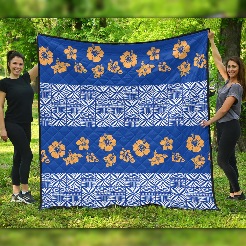 Samoa Premium Quilt Hibiscus Pattern Island