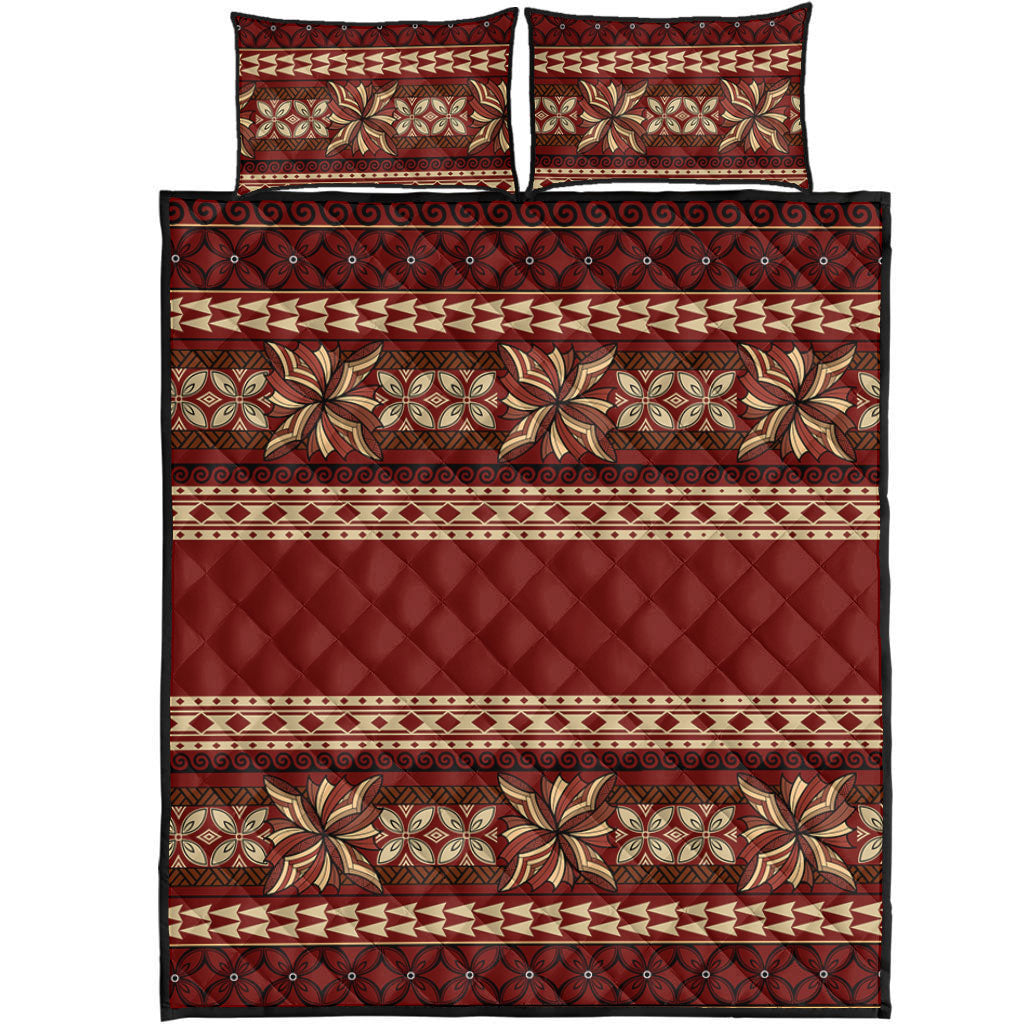 Samoa Quilt Bed Set Siapo Pattern Design