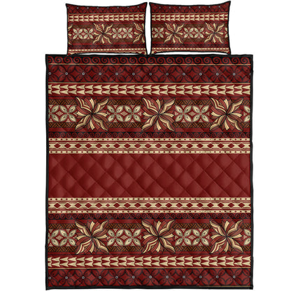 Samoa Quilt Bed Set Siapo Pattern Design