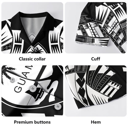 Guam Hawaiian Shirt Polynesian Tribal Premium Style