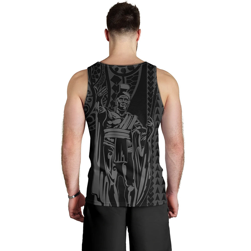 Hawaii Tank Top Polynesian Tribal King Kamehameha I Kakau