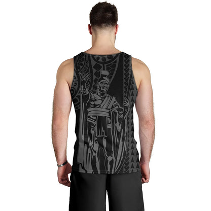 Hawaii Tank Top Polynesian Tribal King Kamehameha I Kakau