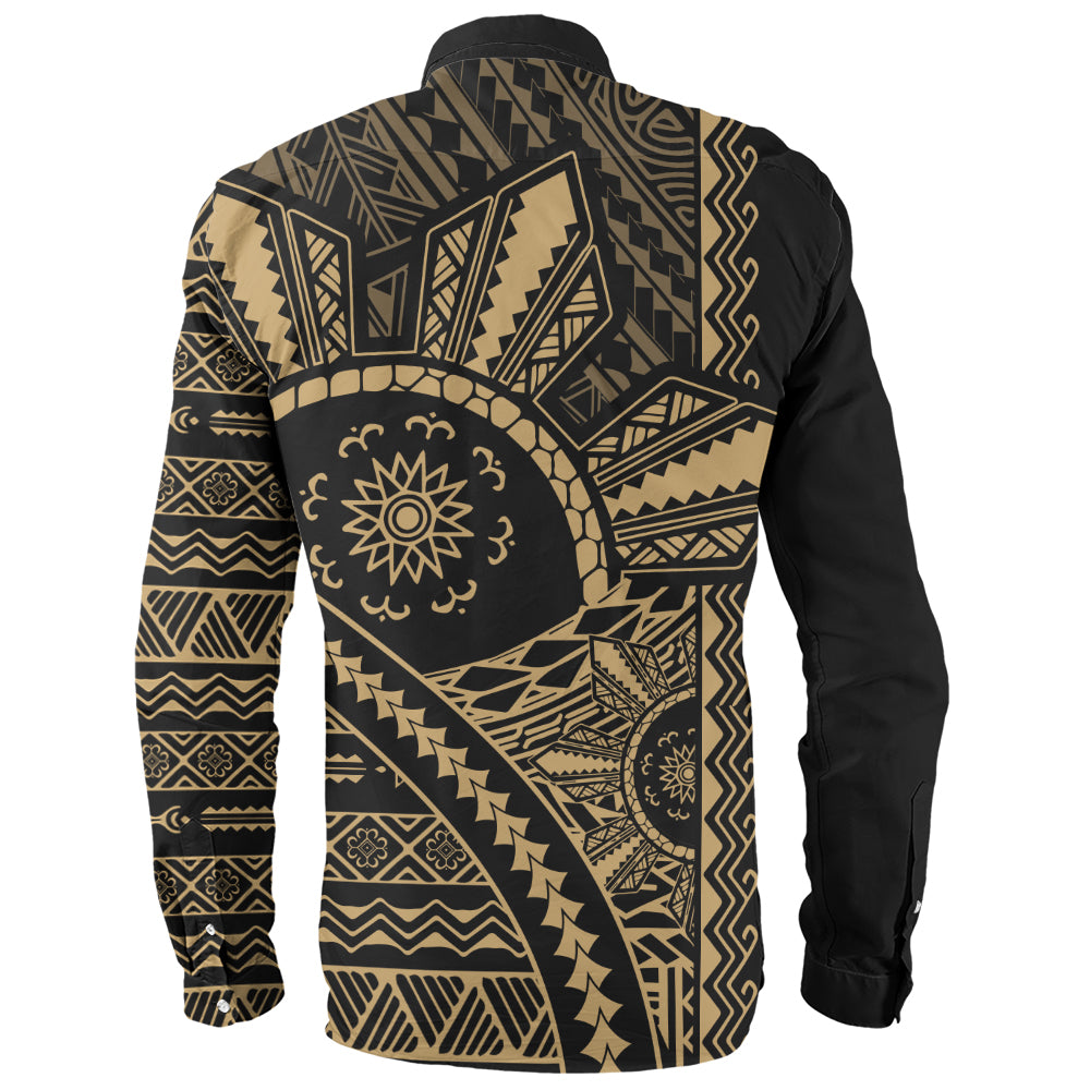 Philippines Filipinos Long Sleeve Shirt Traditional Sun Batok Tattoo Design