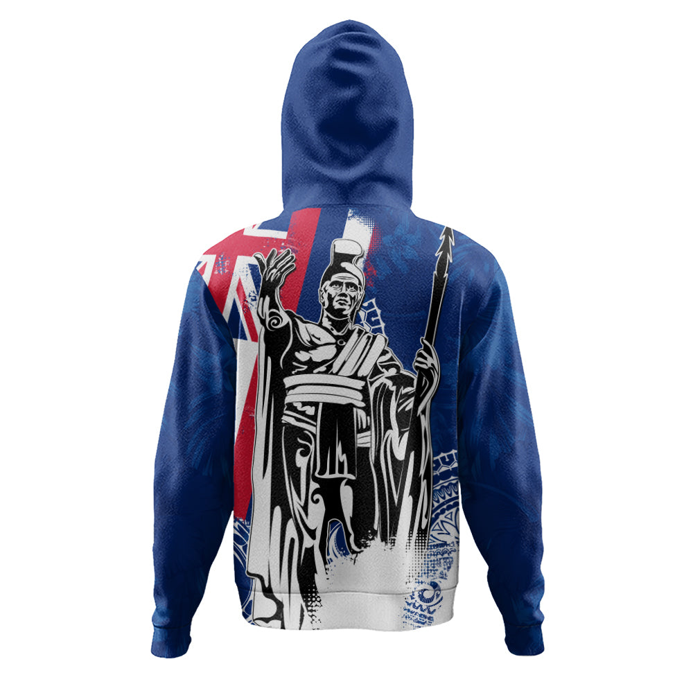 Hawaii Hoodie King Kamehameha I Flag Tropical