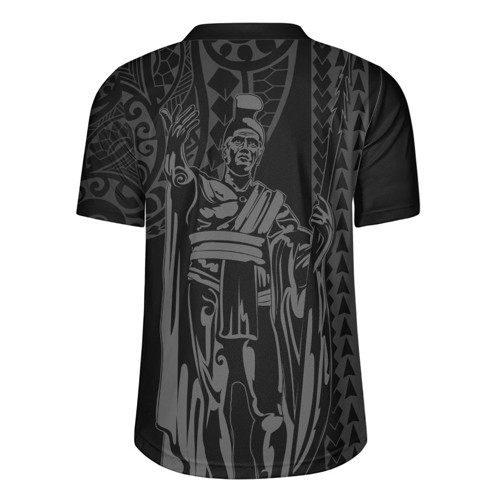 Hawaii Rugby Jersey Polynesian Tribal King Kamehameha I Kakau