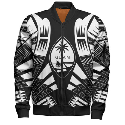 Guam Bomber Jacket Polynesian Tribal Premium Style