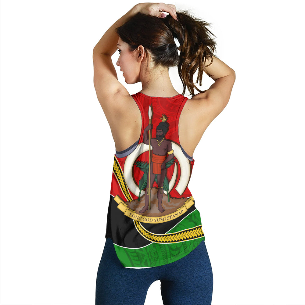 Vanuatu Women Tank Melanesian Spirit Totem Art