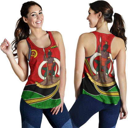 Vanuatu Women Tank Melanesian Spirit Totem Art
