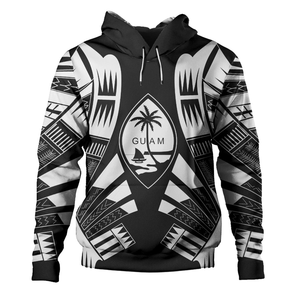 Guam Hoodie Polynesian Tribal Premium Style