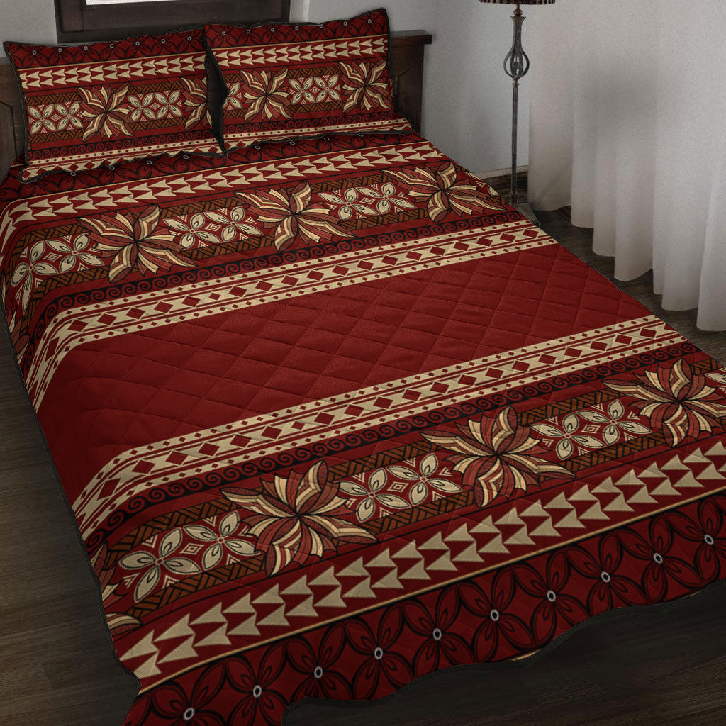 Samoa Quilt Bed Set Siapo Pattern Design