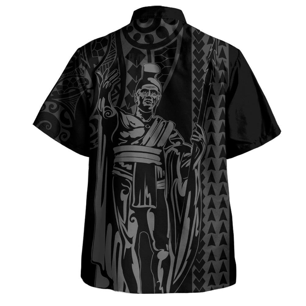 Hawaii Hawaiian Shirt Polynesian Tribal King Kamehameha I Kakau