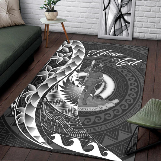 Vanuatu Area Rug - Custom Personalised Polynesian Pattern Style