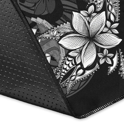 Vanuatu Area Rug - Fish With Plumeria Flowers Style