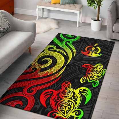 Vanuatu Area Rug - Reggae Tentacle Turtle