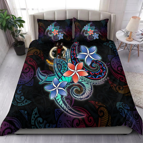 Vanuatu Bedding Set - Plumeria Flowers Style