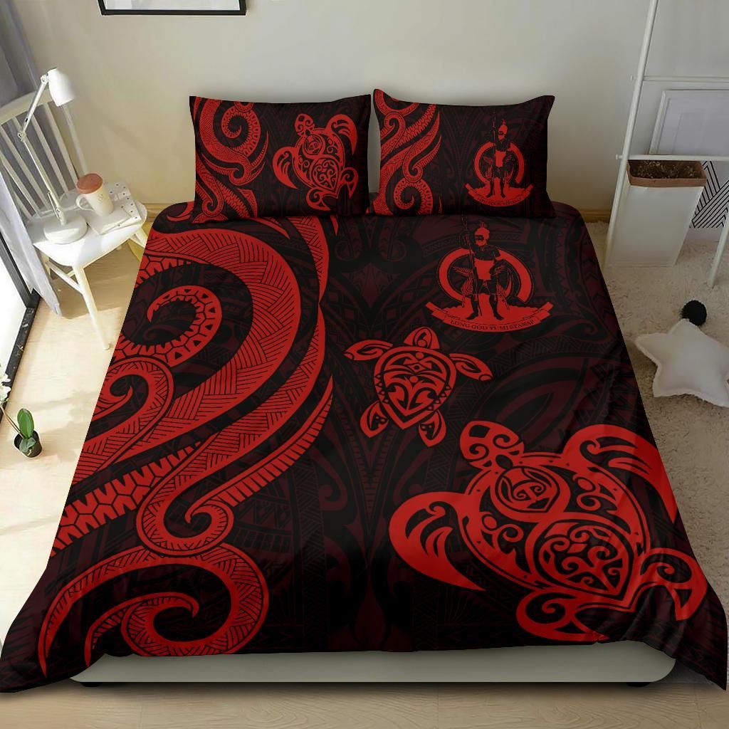 Vanuatu Bedding Set - Red Tentacle Turtle