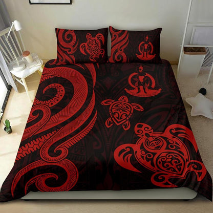 Vanuatu Bedding Set - Red Tentacle Turtle